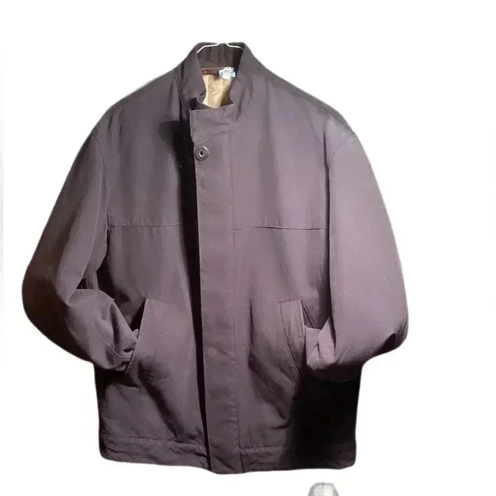 Cerruti 1881 Wool Fall Overcoat | Lined Snap-Front, Us L